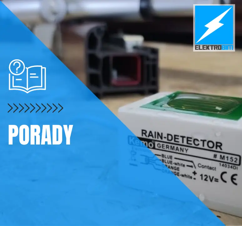 Actuator opened window with rain sensor